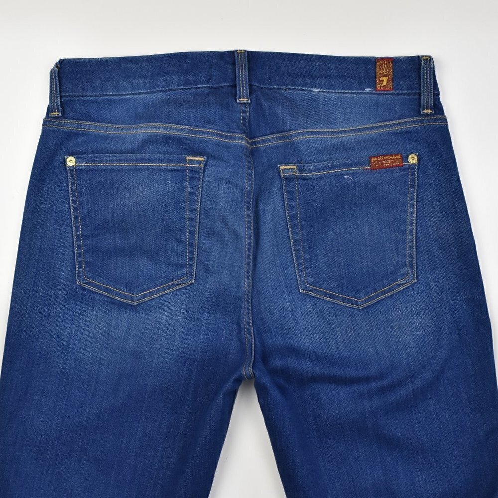 7 For All Mankind b(air) High Waist Ankle Skinny Jeans 28 - Picture 3 of 7